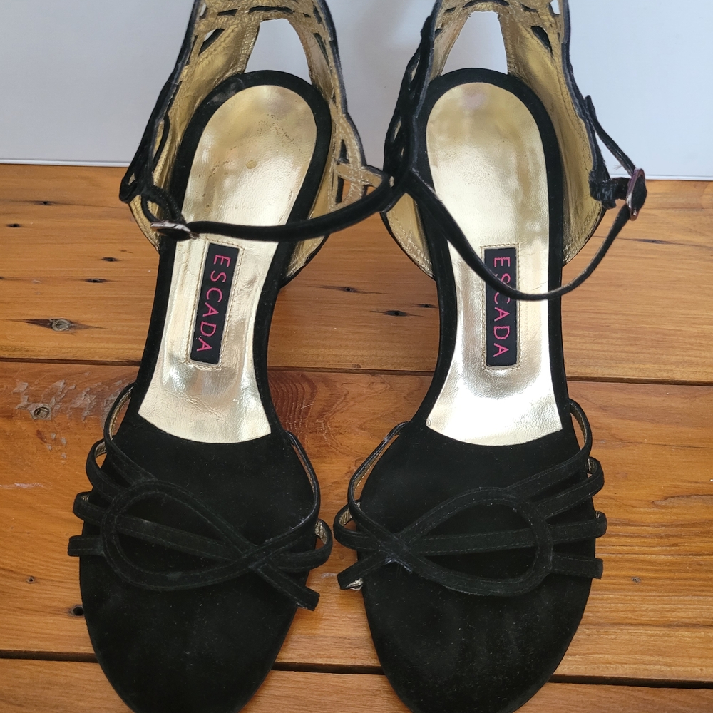 Escada Black Women's Sandals